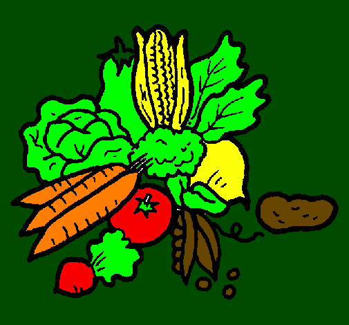 Desenho verduras pintado por ana  rita