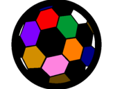 Desenho Bola de futebol III pintado por anthony