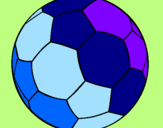 Desenho Bola de futebol II pintado por juliano