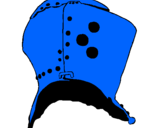 Desenho Capacete de cavaleiro  pintado por João Pedro
