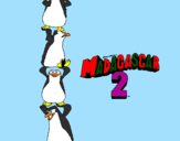 Desenho Madagascar 2 Pingüinos pintado por $rillary$
