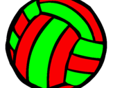 Desenho Bola de voleibol pintado por Lucas