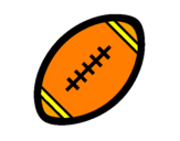 Desenho Bola de futebol americano II pintado por fabio