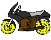 Desenho Motocicleta pintado por ADELIO