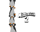 Desenho Madagascar 2 Pingüinos pintado por ADELIO