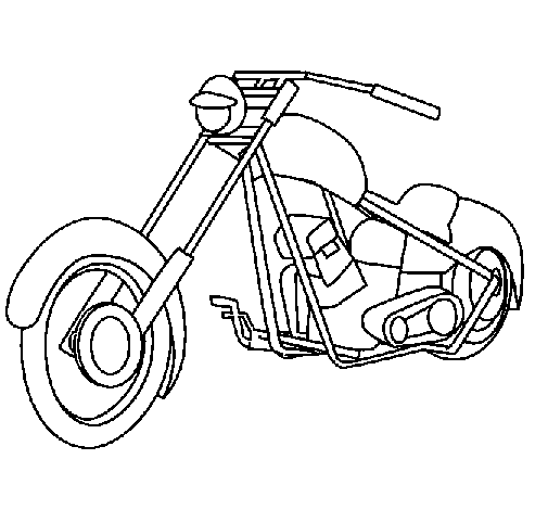 Desenho Moto pintado por gonçalo