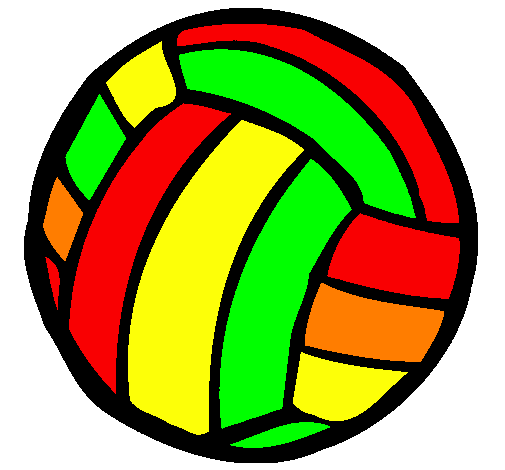 Desenho Bola de voleibol pintado por Tricia