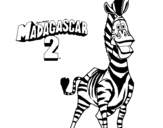 Desenho Madagascar 2 Marty pintado por avatar