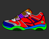 Desenho Sapato de ginástica pintado por LUCAS