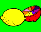 Desenho Limão pintado por marcela
