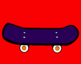 Desenho Skate II pintado por gui