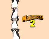 Desenho Madagascar 2 Pingüinos pintado por lulu