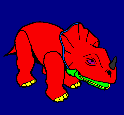 Desenho Triceratops II pintado por CENTROSSAURO