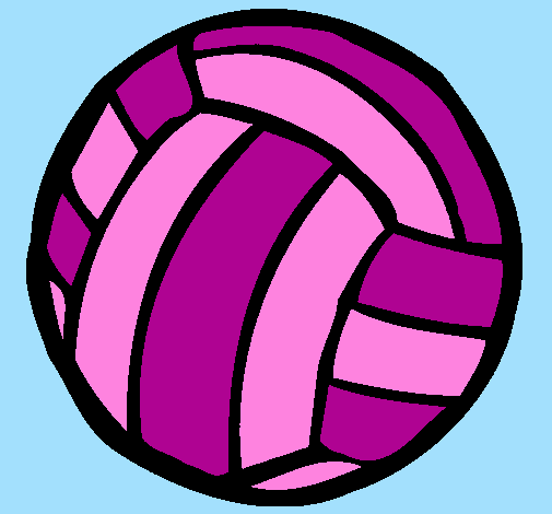 Desenho Bola de voleibol pintado por thays