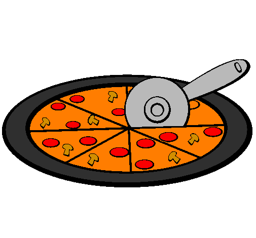 Desenho Pizza pintado por Pizza