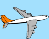 Desenho Avião pintado por GOL LINHAS AÉREAS