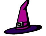 Desenho Chapéu de bruxa pintado por jessica
