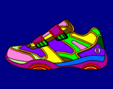 Desenho Sapato de ginástica pintado por camila