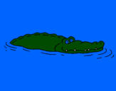 Desenho Crocodilo 2 pintado por taynazinha