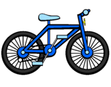 Desenho Bicicleta pintado por Bicicleta azul