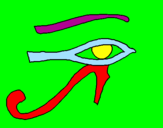 Desenho Olho de hórus pintado por Robert