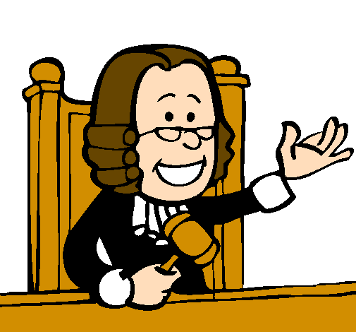 Desenho Juiz pintado por juiz