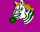 Desenho Zebra II pintado por maria      eduarda