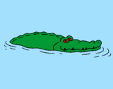 Desenho Crocodilo 2 pintado por gustavo