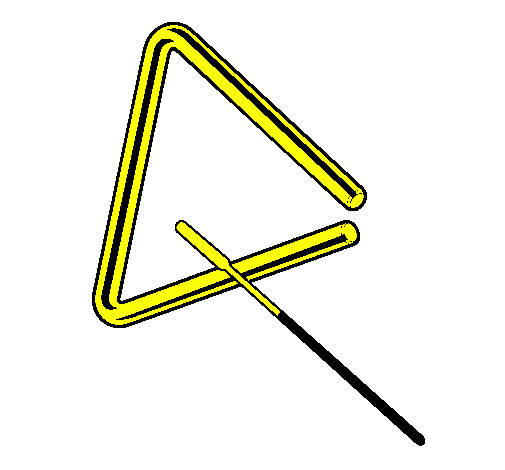 Desenho Triângulo pintado por SANFONA