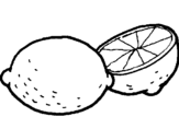 Desenho Limão pintado por salscha