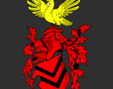 Desenho Escudo de armas e águia pintado por a aguia
