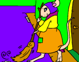 Desenho La ratita presumida 1 pintado por era uma vez uma ratinha 