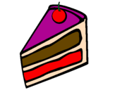 Desenho Torta de maçã pintado por bolo de aniversario..que!