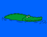 Desenho Crocodilo 2 pintado por jacare
