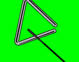 Desenho Triângulo pintado por prolápso