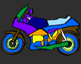 Desenho Motocicleta pintado por PEDRO