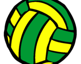 Desenho Bola de voleibol pintado por saposoco99