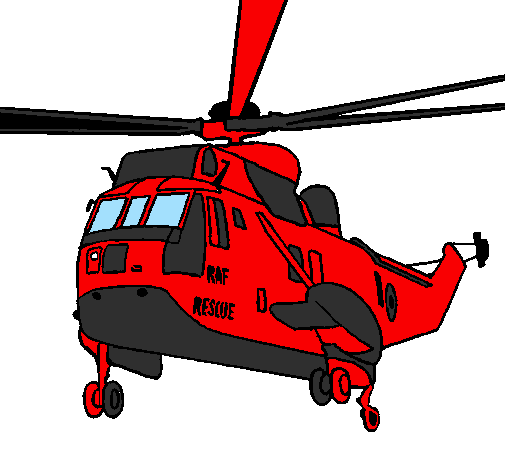 Desenho Helicoptero de resgate pintado por john cena 09