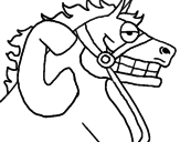 Desenho Cavalo pintado por malu