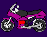 Desenho Motocicleta pintado por gui capuzo