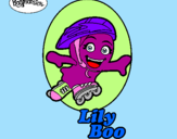 Desenho LilyBoo pintado por alice caiado