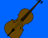 Desenho Violino pintado por VALERIA