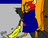 Desenho La ratita presumida 1 pintado por Érika