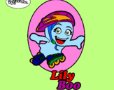 Desenho LilyBoo pintado por alexia, 7 anos