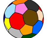 Desenho Bola de futebol II pintado por patati