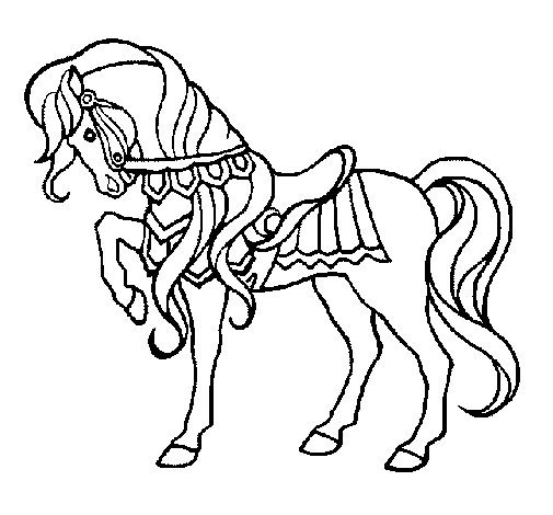 Desenho Cavalo pintado por victor