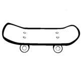 Desenho Skate II pintado por fernanda