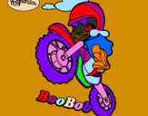 Desenho BooBob pintado por PEDRO