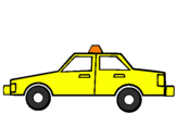 Desenho Taxi pintado por taxi do julio