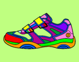 Desenho Sapato de ginástica pintado por Eduardo Neto